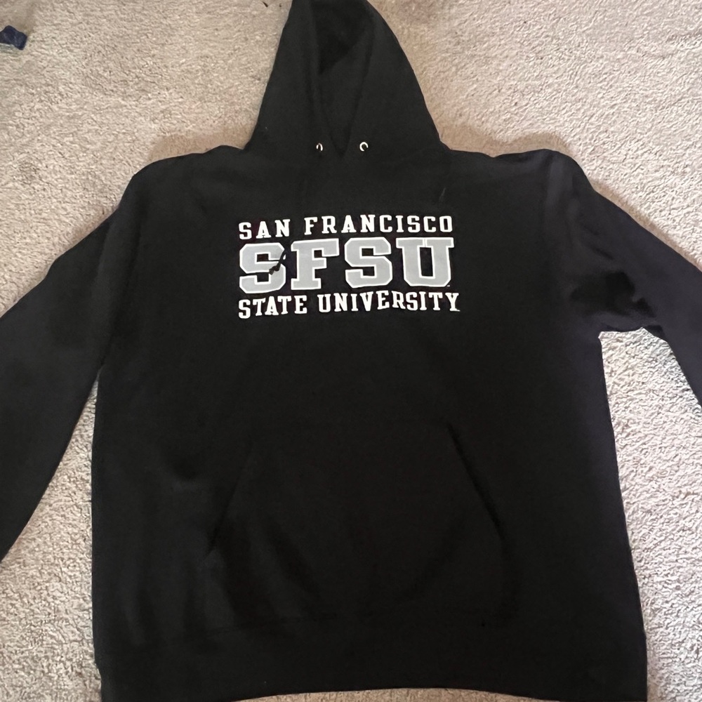 Champion Black SFSU Hoodie